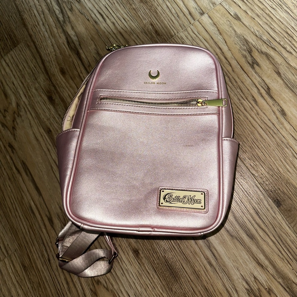 Loungefly Pink Metallic Backpack